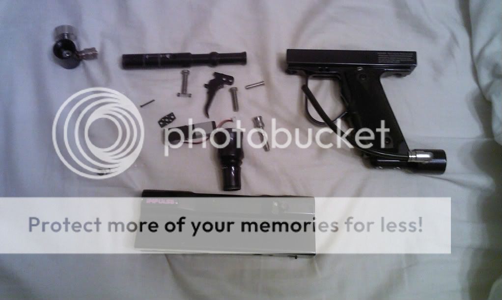 Impulse Parts, Revy Upgrade Kit, Autococker Barrels, Broken Trilogy Pro